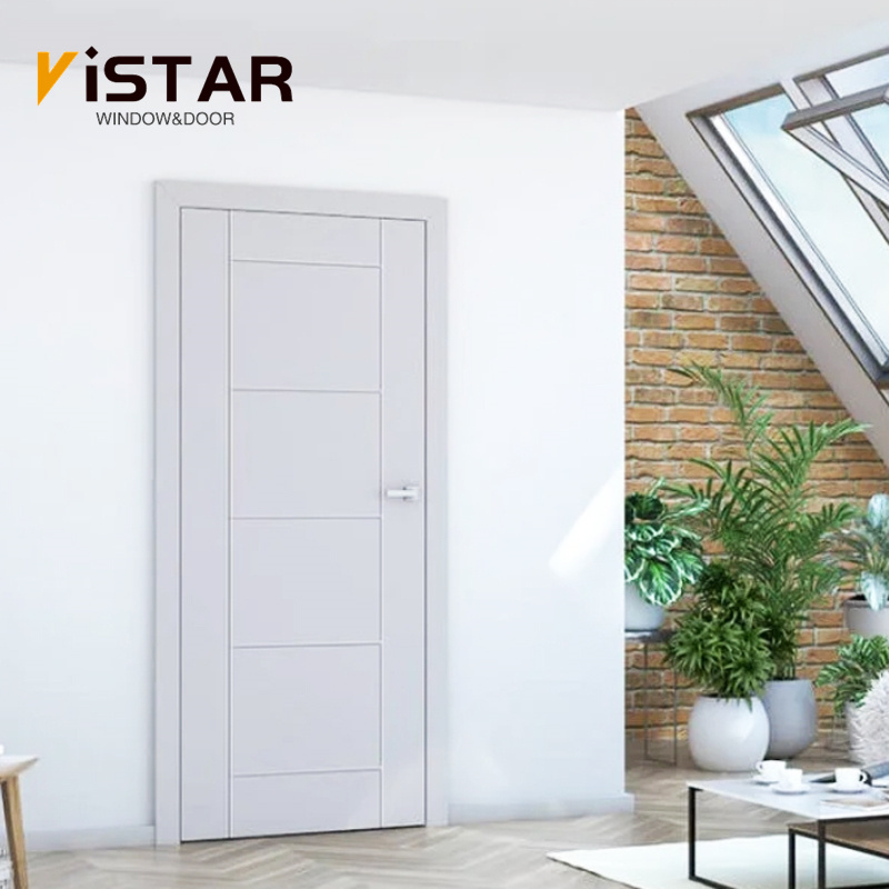 Internal Wood Door Design Bedroom PVC Doors Factory Price