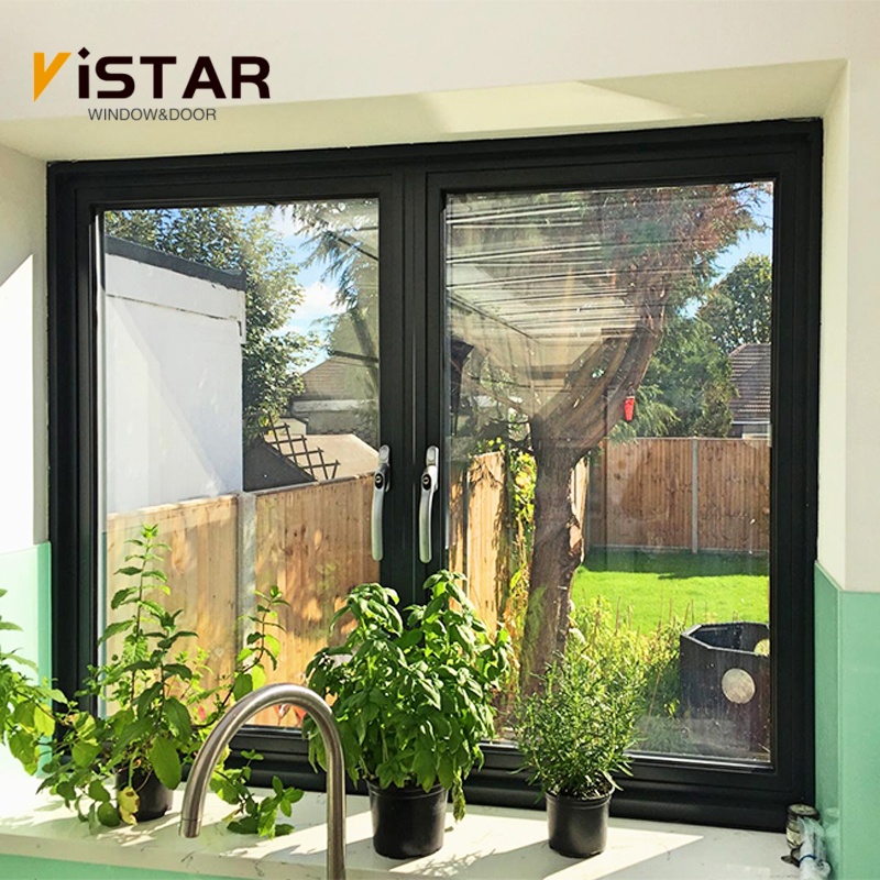 Wholesale Double Tempered Glass Glass Casement Windows For Villa