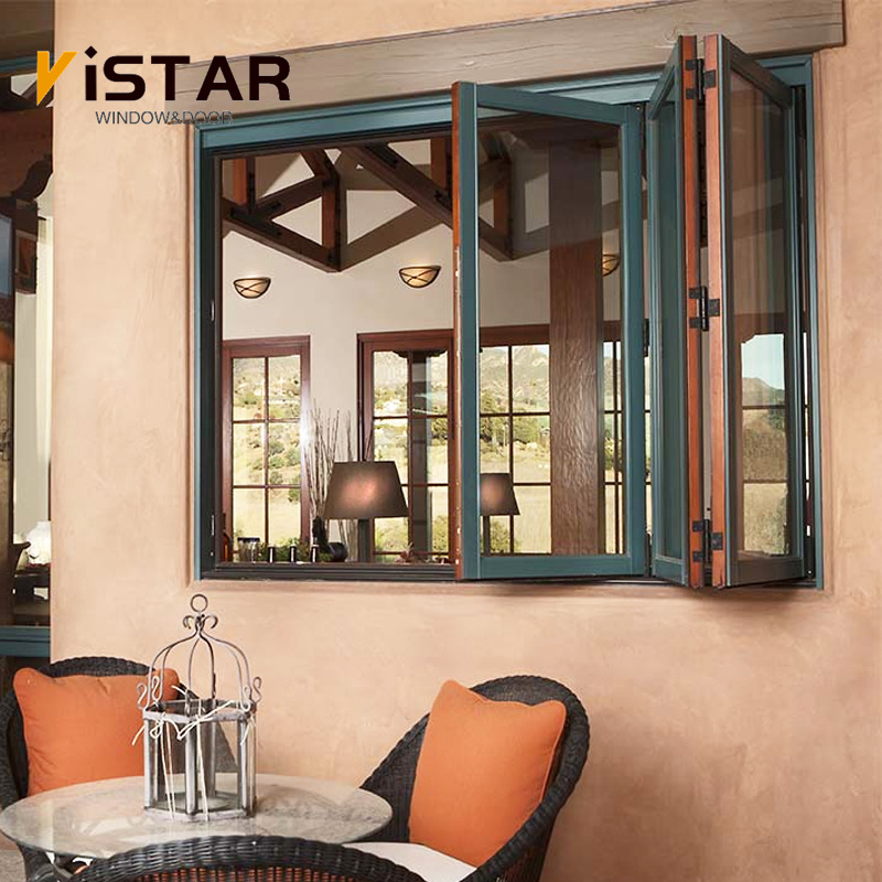 Customized Villa Kitchen Sound Insulation Horizontal Folding Window