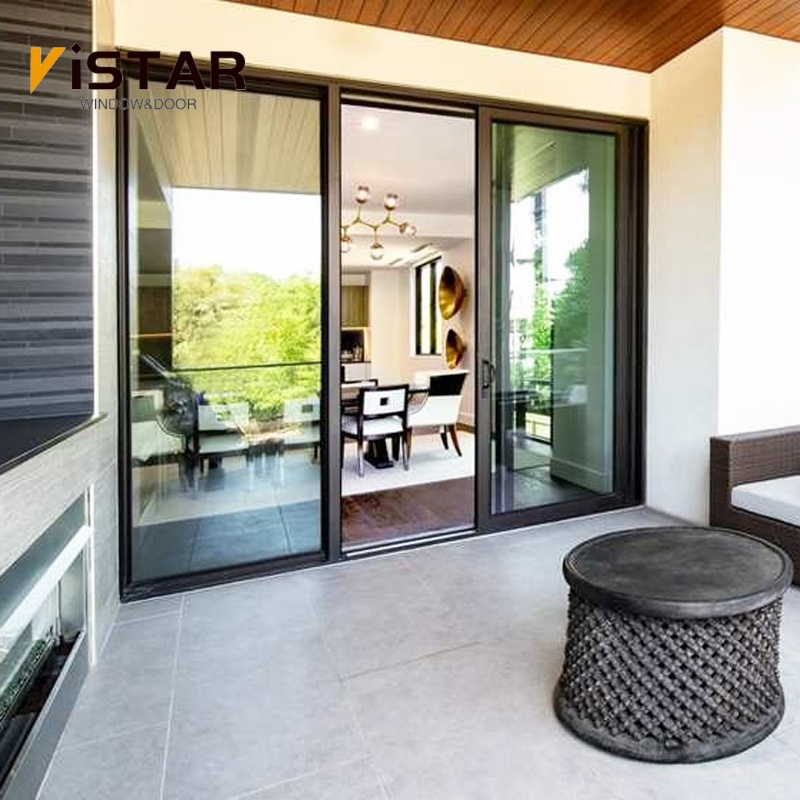 Exterior Aluminum Sliding Stacker Glass Door